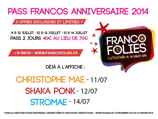 francofolies-La-Rochelle-2014-programmation francofolies-La-Rochelle-2014-programmation