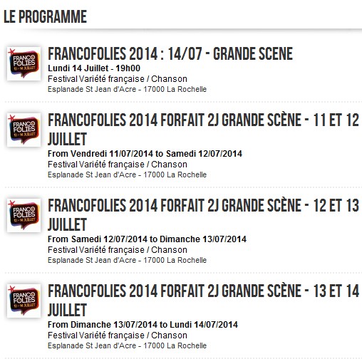 programmation-francofolies-La-Rochelle-2014 programmation-francofolies-La-Rochelle-2014
