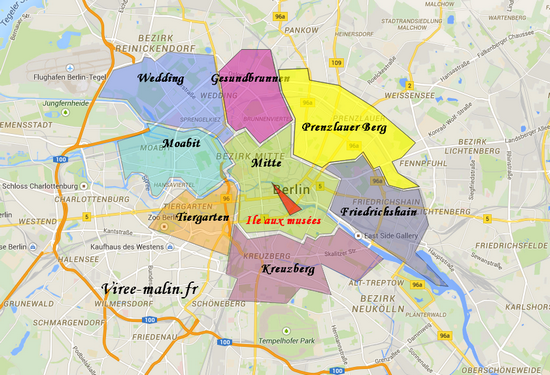 Visiter Berlin Plan De La Ville Visiter Berlin Plan De La Ville