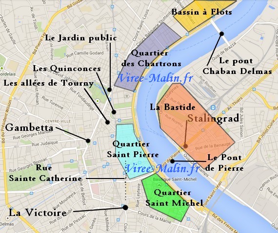 plan de bordeaux