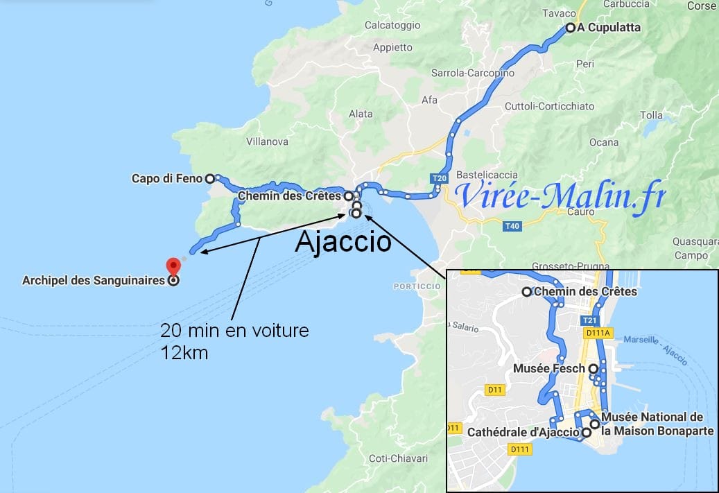 ajaccio carte