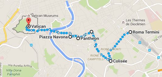 programme 1 jour rome visite