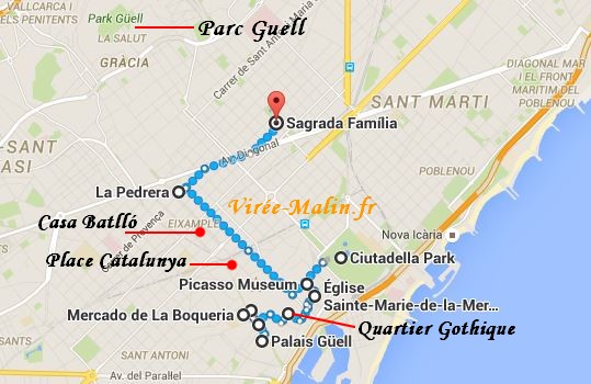 Infos sur : barcelone region carte - Arts et Voyages
