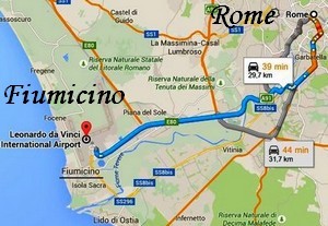 Rejoindre Rome depuis l'aéroport Fiumicino avec le Leonardo Express