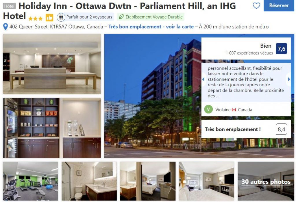 hotel-bon-rapport-qualite-prix-ottawa
