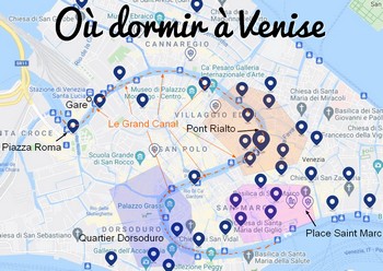 Où dormir à Venise ? Dans quel quartier loger à Venise ?