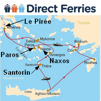 carte des cyclades en français