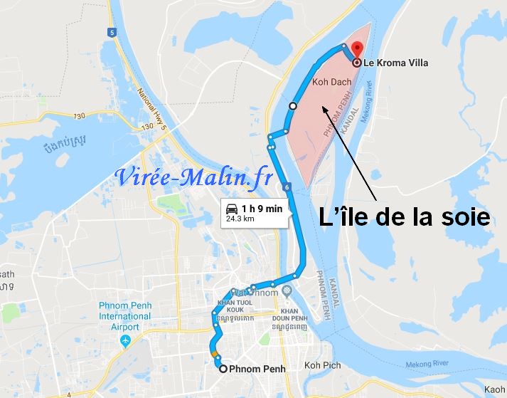 visiter-ile-de-la-soie-phnom-penh-googlemap