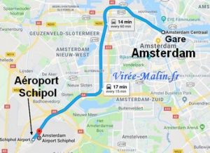 Rejoindre Amsterdam depuis l’aéroport Schiphol