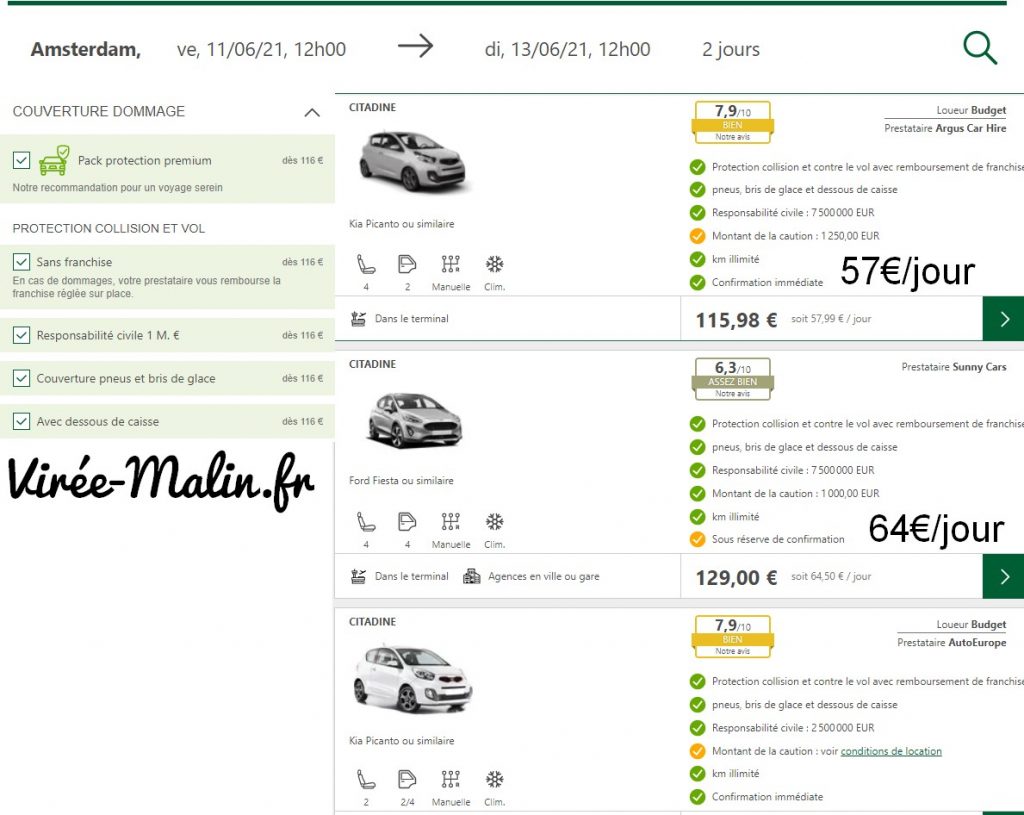 louer-voiture-aeroport-schiphol