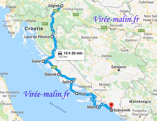 voyage croatie circuit 15 jours