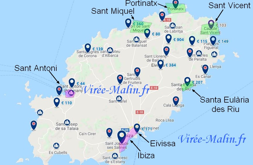 ibiza carte touristique