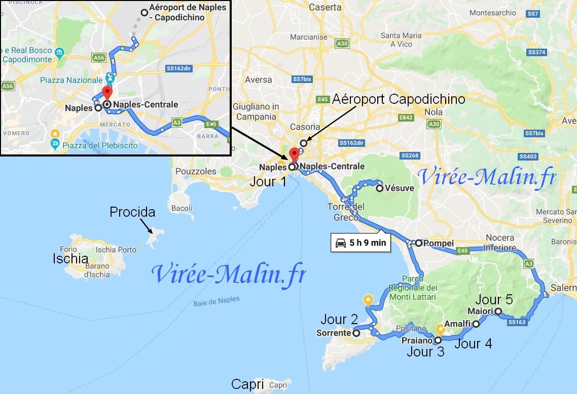 itineraire-voiture-location-depuis-naples-cote-amalfitaine