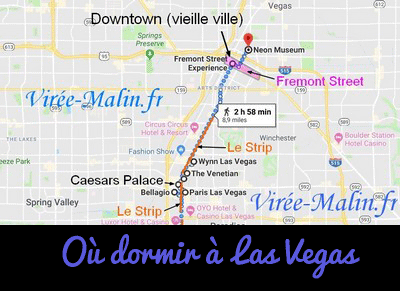 Où dormir à Las Vegas – Quel quartier loger à Vegas