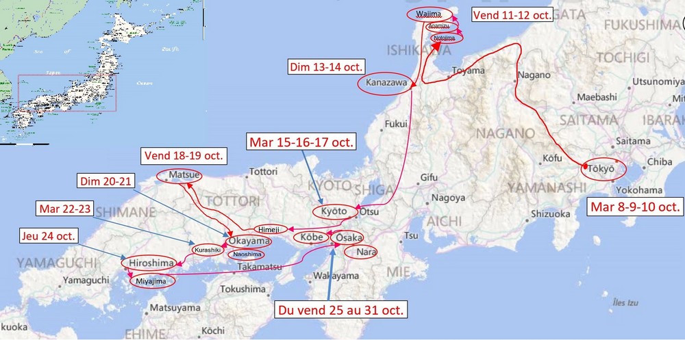 itineraire-japon-carte