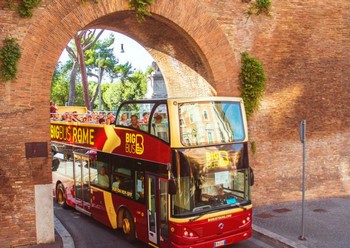 Billet coupe file bus touristique de Rome