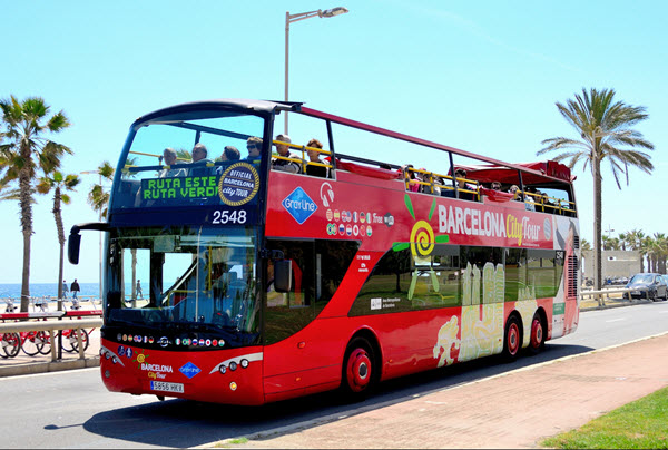 tour de ville barcelone en bus