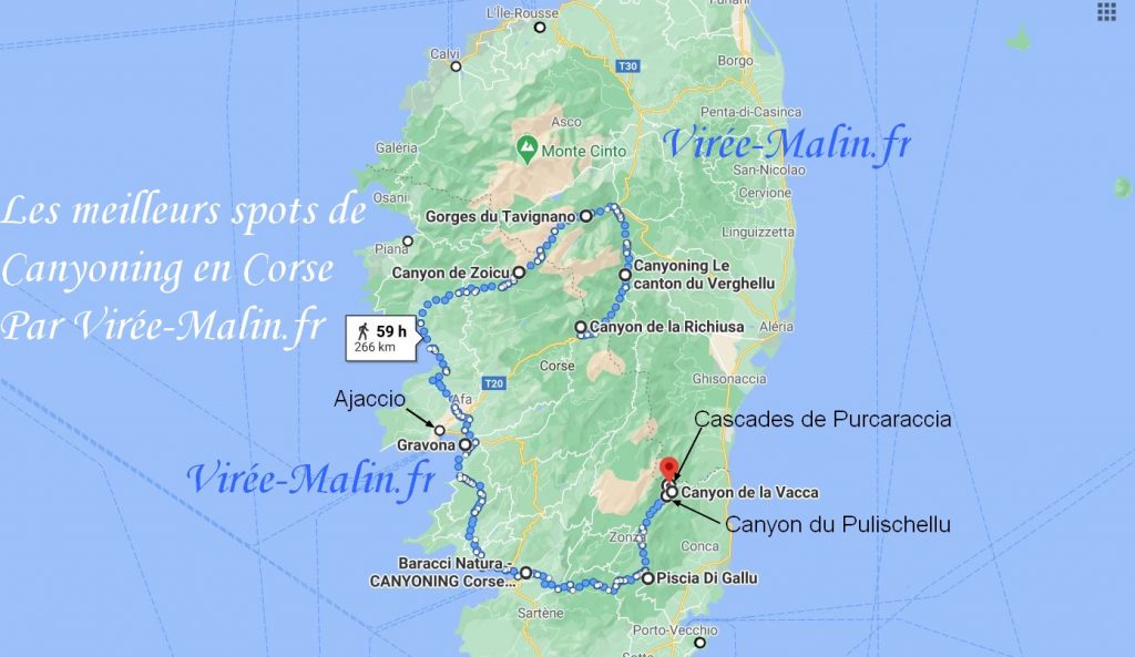 meilleurs-spots-canyoning-corse-carte-googlemap