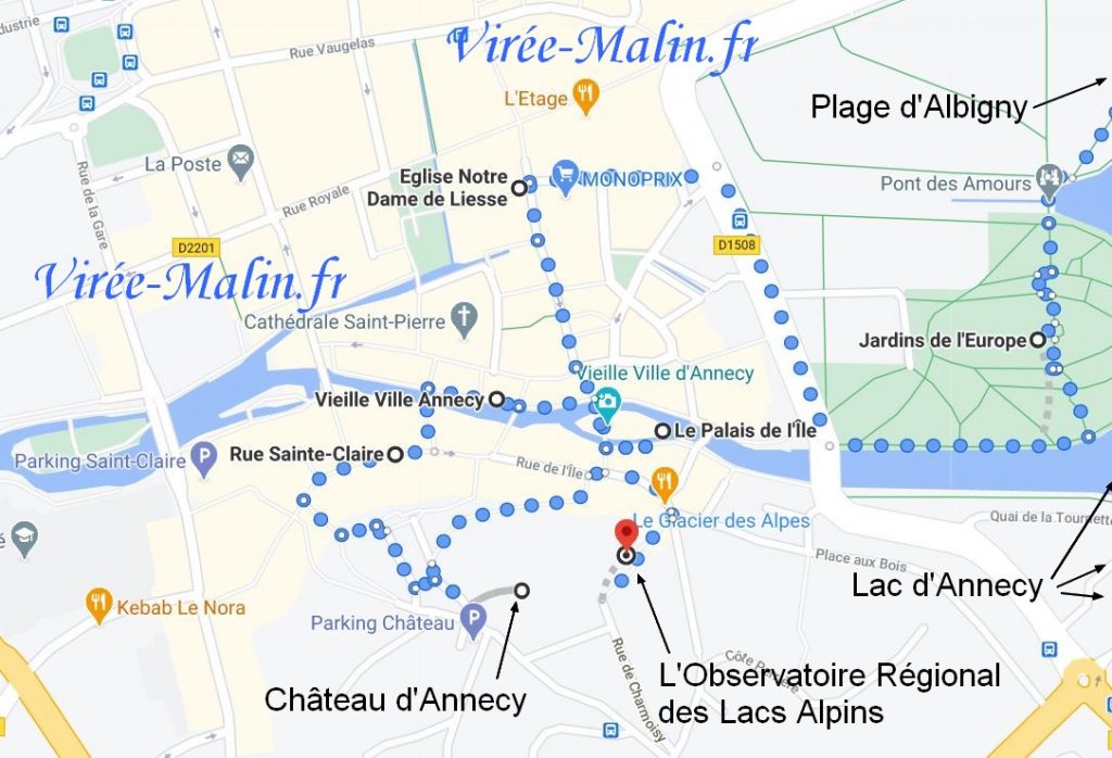 que-visiter-annecy-googlemap