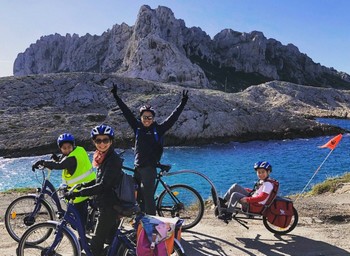 Visite guidée en vélo électrique à Marseille (ville ou les calanques de Marseille)