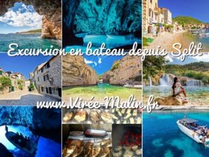 Excursion en bateau depuis Split – Les îles, la grotte Bleue…