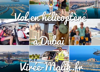 Tour en hélicoptère au-dessus de Dubaï !