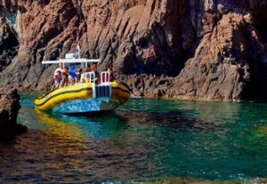 Excursion en bateau depuis Porto Ota en Corse