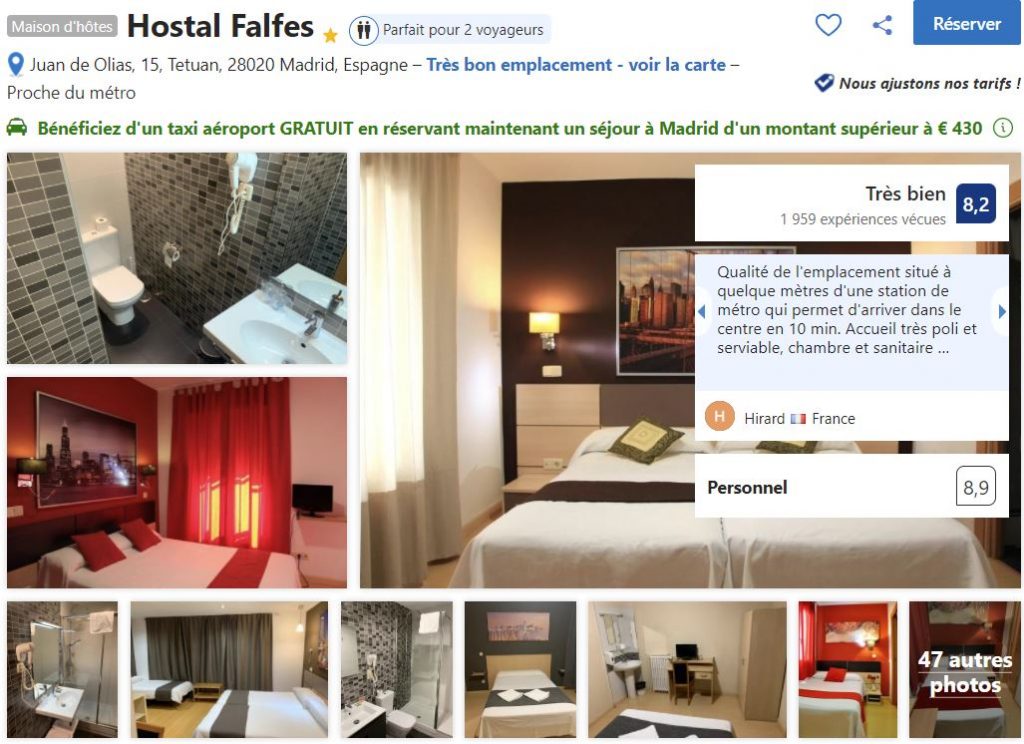 hotel-pas-cher-proche-stadet-foot-madrid