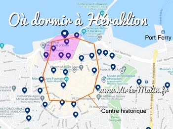 Où loger à Héraklion ? Dans quel quartier dormir à Héraklion ?