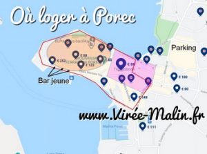 Où dormir à Porec ? Dans quel quartier loger à Poreč ?