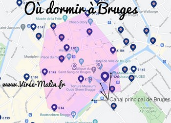 Où dormir à Bruges ? Dans quel quartier loger à Bruges ?