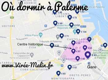 Où dormir à Palerme ? Dans quel quartier loger à Palerme ?