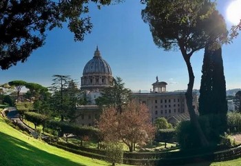 Visite des jardins du Vatican