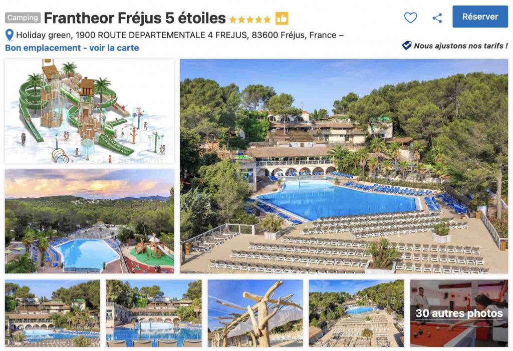 camping-frejus-mobil-home-a-louer-piscine-toboggan