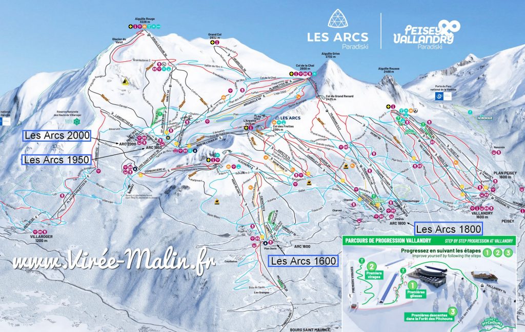 domaine-skiable-Les-Arcs-1600-1800-1950-et-2000