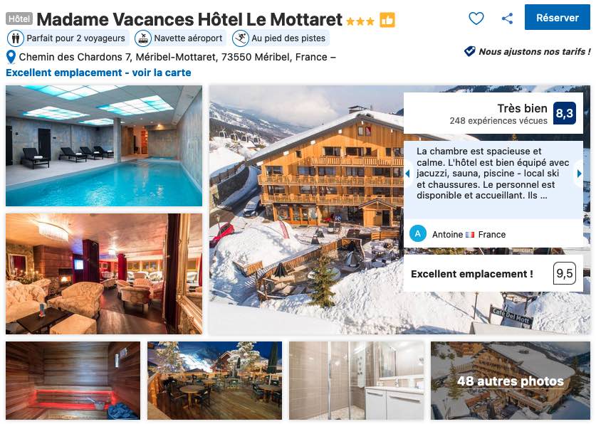 hotel-meribel-proximite-pistes-ski