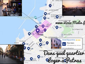 Où dormir à Patras ? Dans quel quartier loger à Patras et combien de jour pour visiter Patras ?