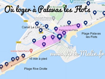 Où loger à Palavas-les-Flots ? Dans quelle zone dormir à Palavas les Flots ?