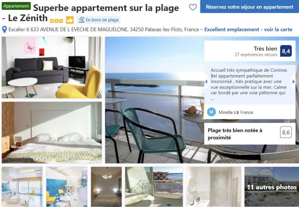 appartement-vue-plage-Palavace-les-Flots