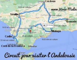 Circuit de 10 jours pour visiter l'Andalousie et dans quelle ville dormir en Andalousie