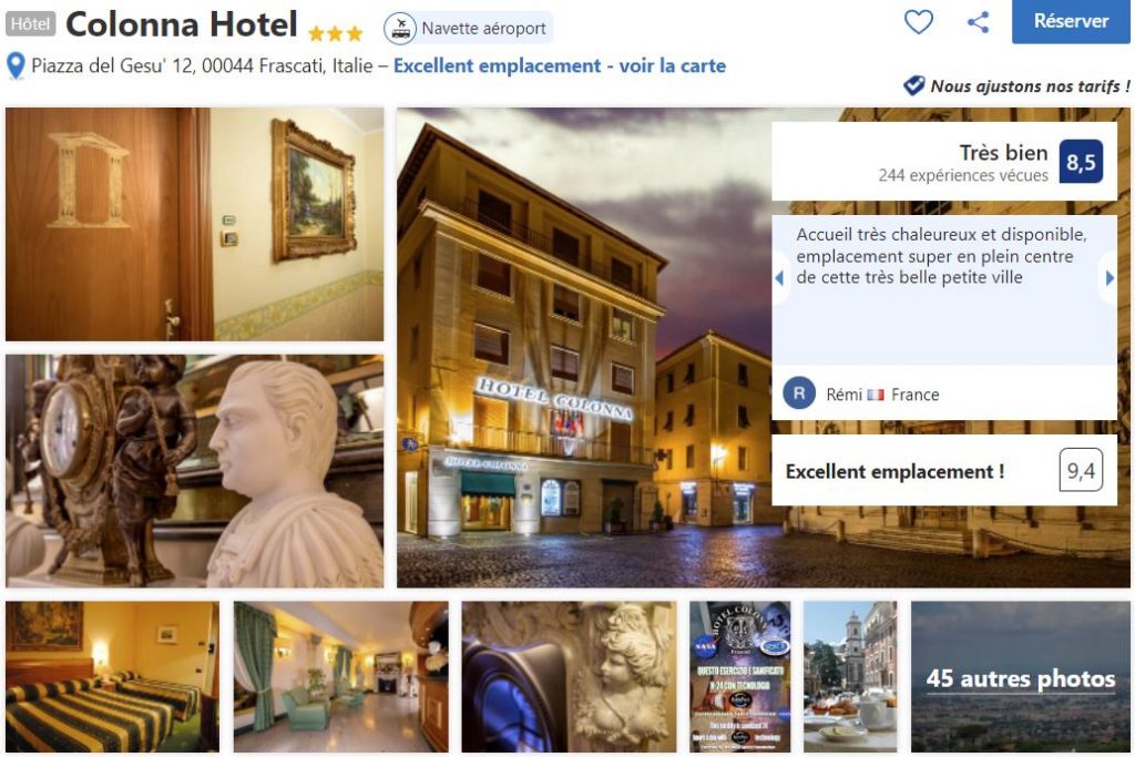 hotel-centre-ville-frascati-belle-emplacement