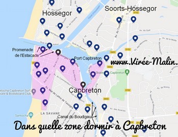 Où dormir à Capbreton ? Dans quelle zone loger à Capbreton ?