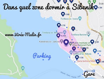 Où dormir à Sibenik ? Dans quel quartier loger à Šibenik et combien de nuits rester à Sibenik ?