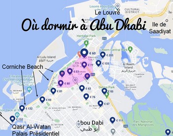 Où dormir à Abu Dhabi ? Combien de nuits passer à Abou Dabi ?