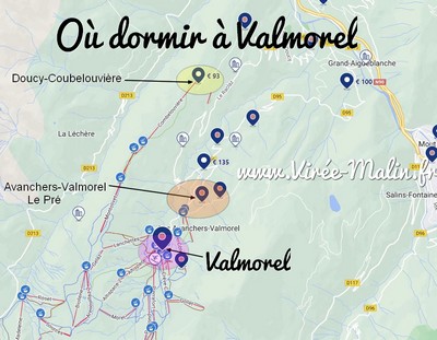 Où dormir à Valmorel ? Logement proche des pistes de ski de Valmorel