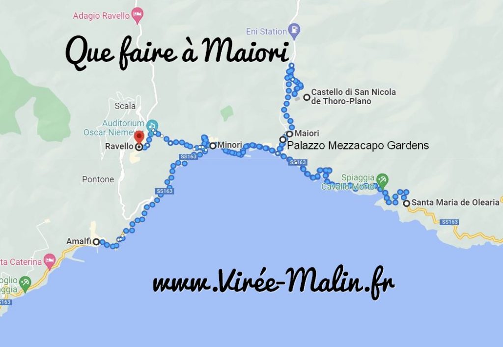 que-faire-Maiori-carte-Googlemap