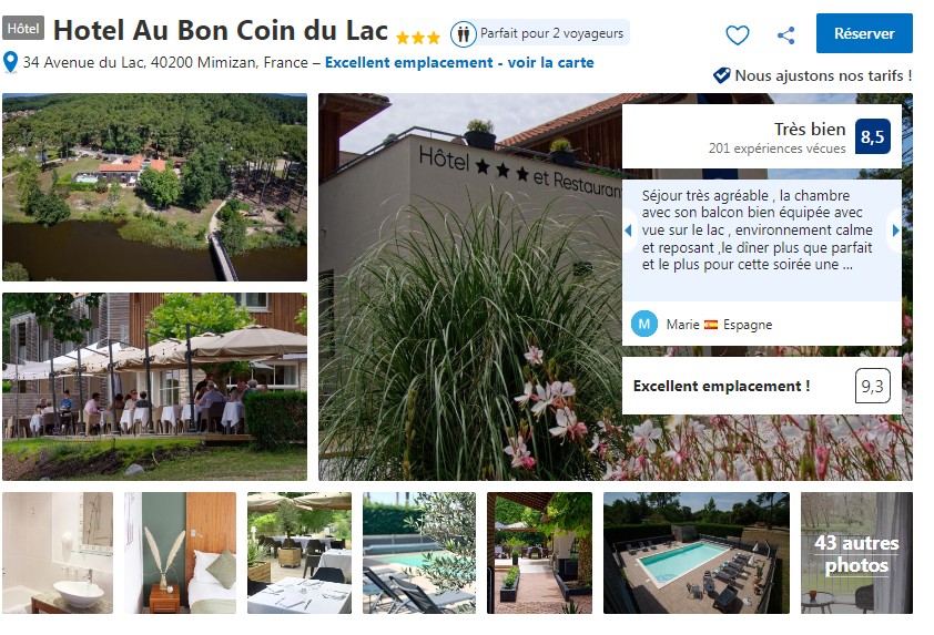 hotel-au-bon-coin-du-lac-mimizan-sejour-romantique