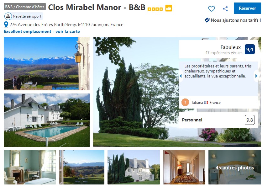 Clos-Mirabel-Manor-Pau-Sejour-Romantique