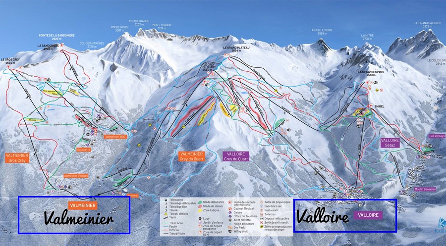 Plan-pistes-ski-Valloire-Valmeinier