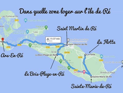 Ou dormir sur l’Île de Ré ? Dans quelle zone trouver votre logement sur l’île de Ré ?